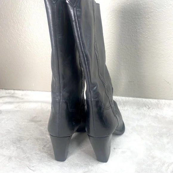 Antonio Melani Tooled Cowgirl Mid Boots - Picture 8 of 15